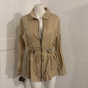 Sanctuary size Medium Neutral Lyocell Soft Lightweight Fall Time Jacket